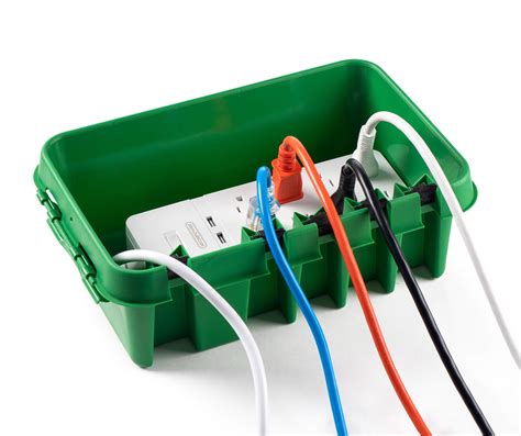 outdoor electrical cord connection enclosure|weatherproof connection box.